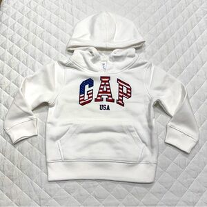 Baby Gap America Flag Logo Hoodie - New 2T
